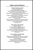 Pocket Pimped: Emergency Medicine Contributors. Michael Weinstock, MD;  Brian Barbas, MD, FACEP;  Samuel Zidovetzki, MD, MPH